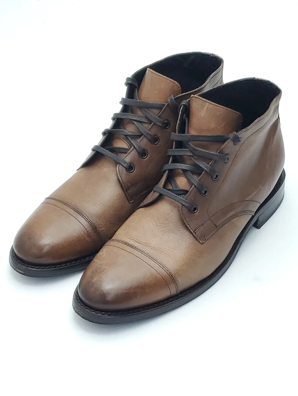 Thursday Boot Cadet Cap Toe Leather Boots Walnut/Brown Men’s Handcrafted Size 11